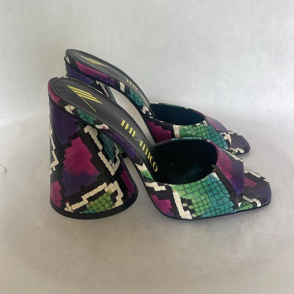 The Attico Luz multi snake effect mules size 36.5 - Picture 2 of 5